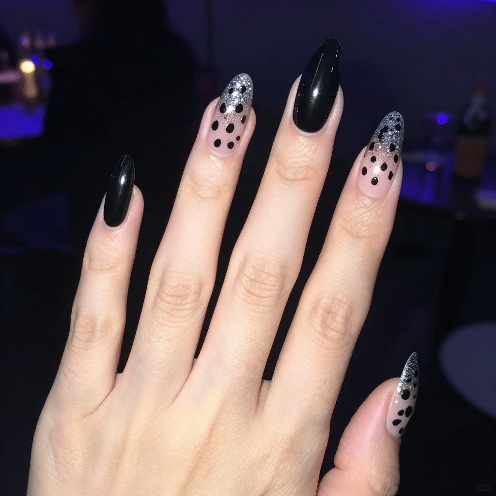 Cheetah print nail idea 9