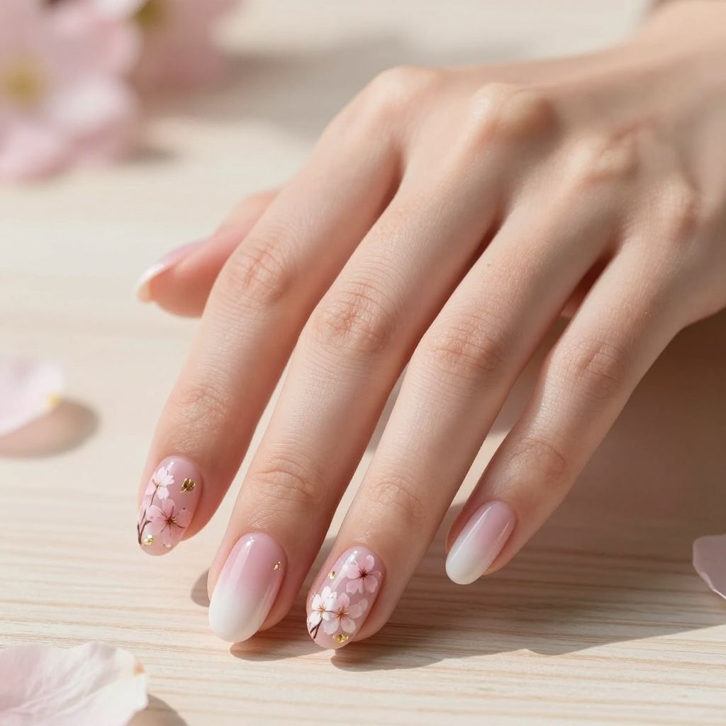 Cherry Blossom Nail Ideas 1