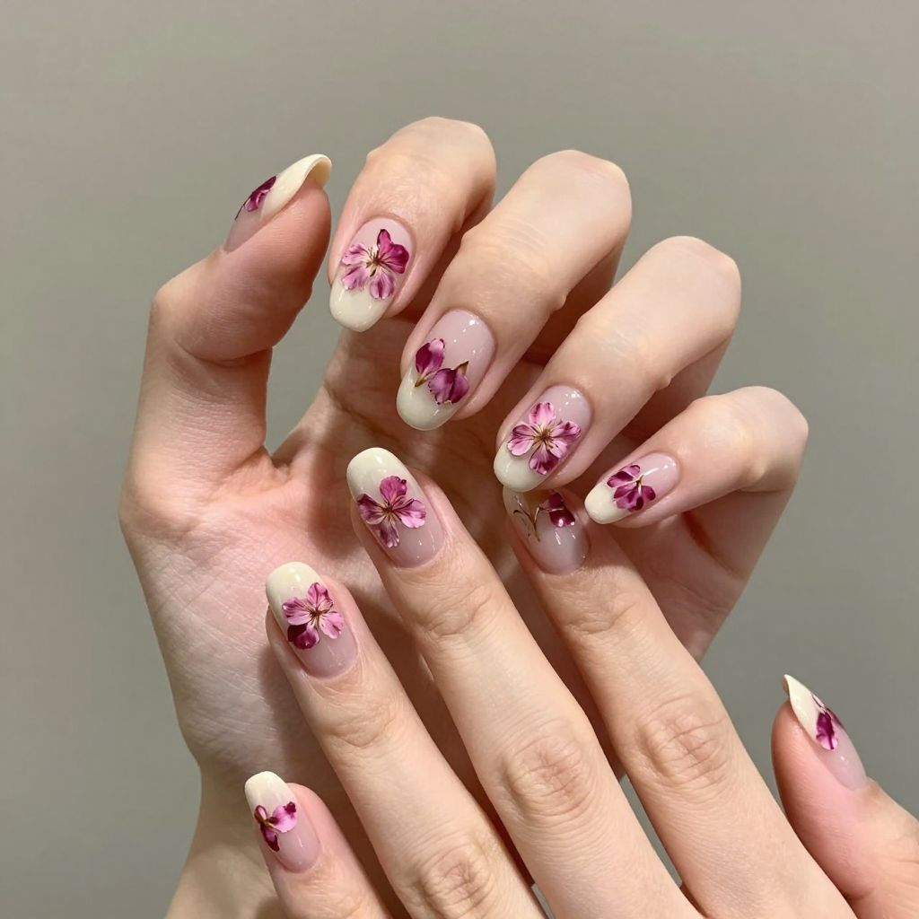Cherry Blossom Nail Ideas 14
