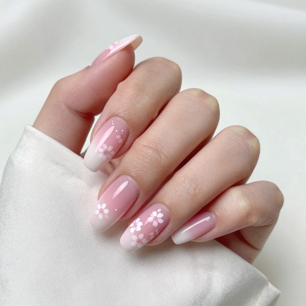 Cherry Blossom Nail Ideas 15