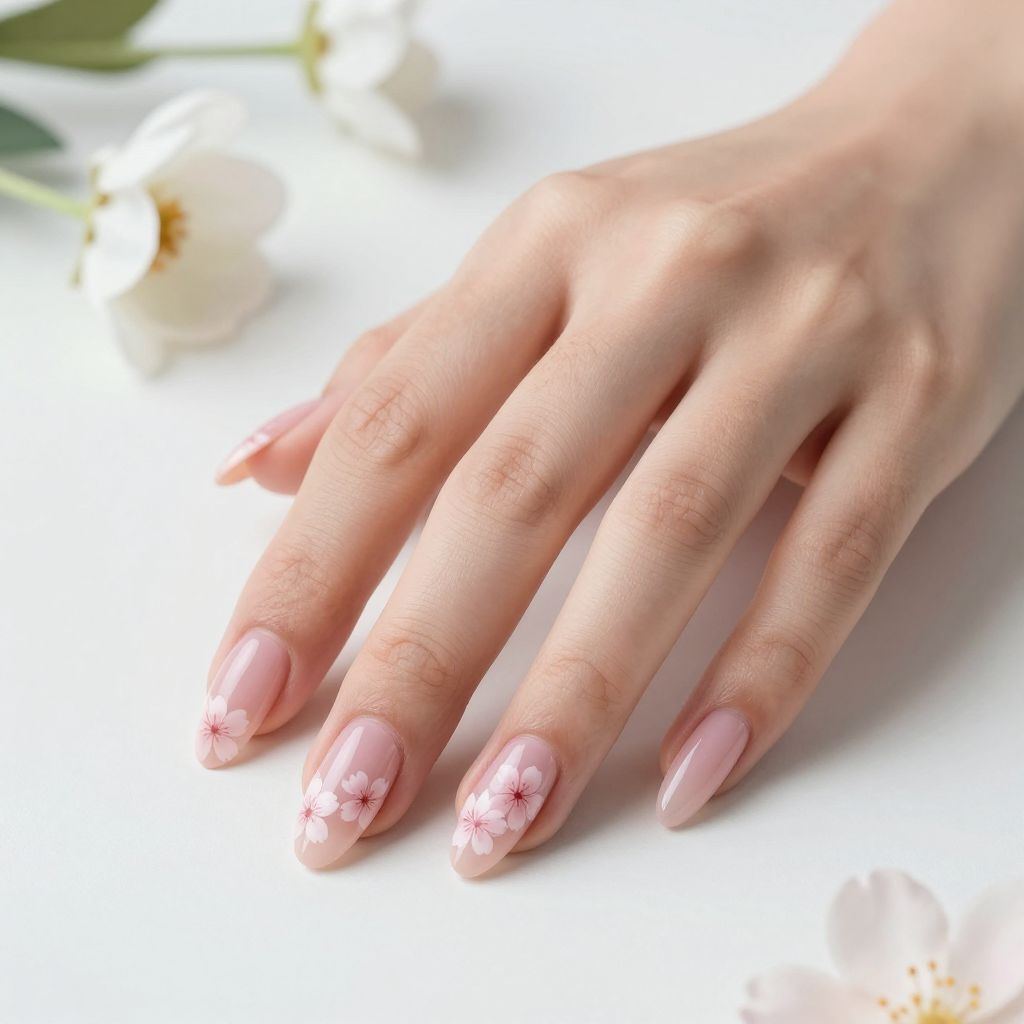 Cherry Blossom Nail Ideas 8