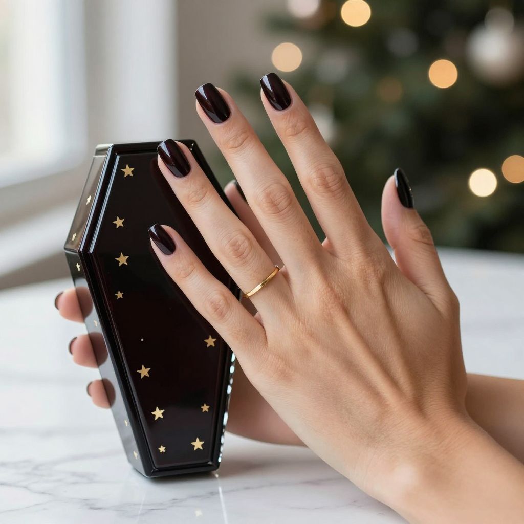 Christmas Gel Nail Idea 9