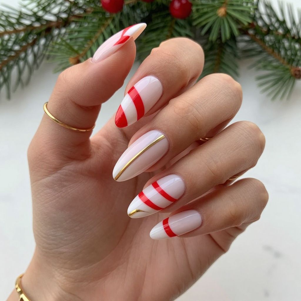 Candy Cane Stripe Pattern