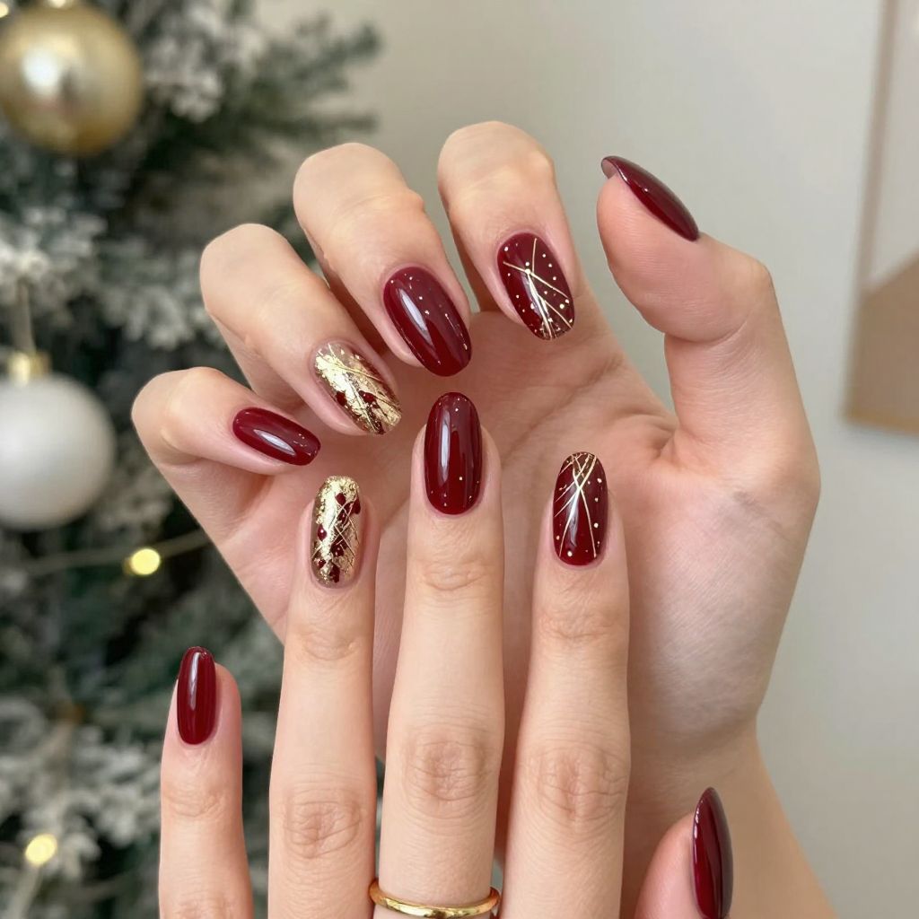 Christmas nail idea 1