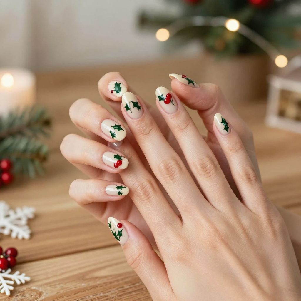 Christmas nail idea 3