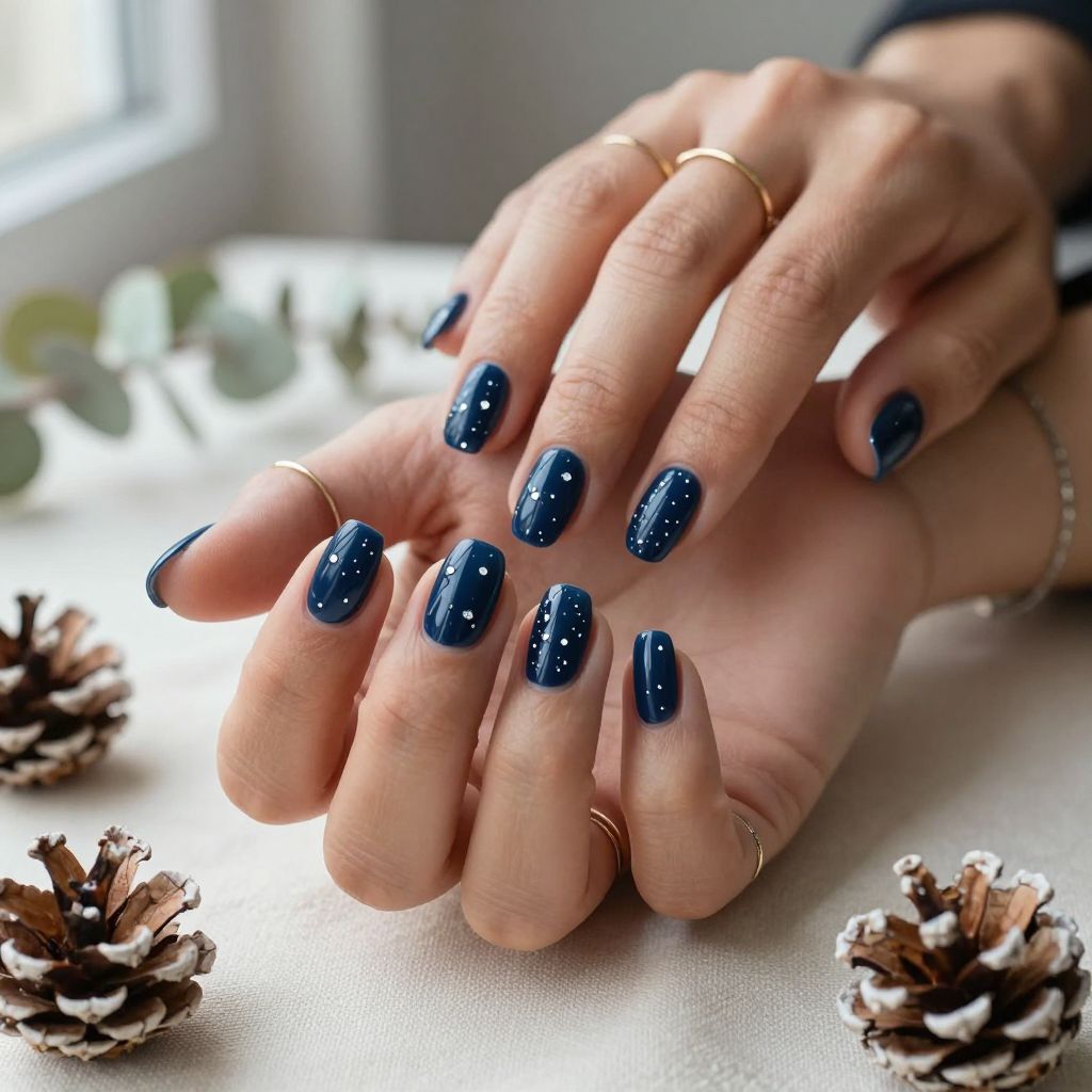 Christmas nail ideas for short nails 11