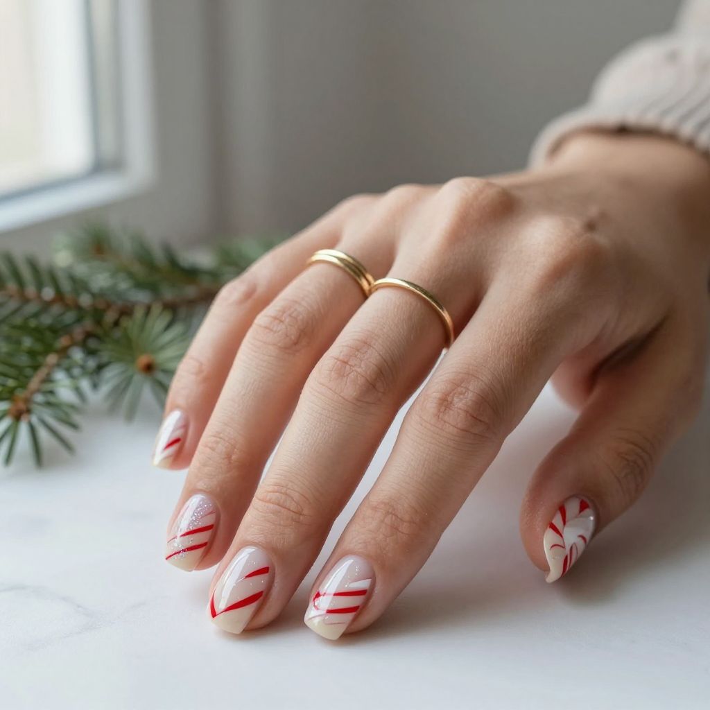 Christmas nail ideas for short nails 2