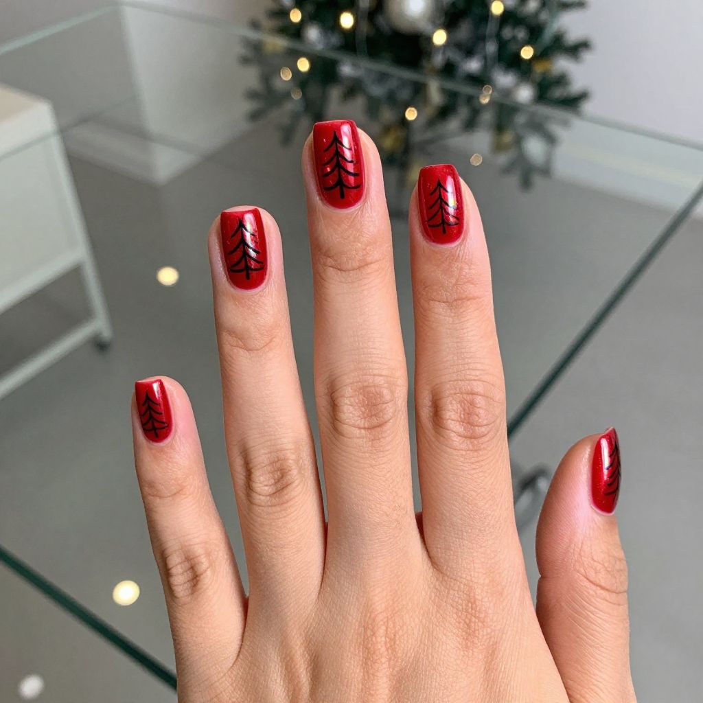 Christmas nail idea 6