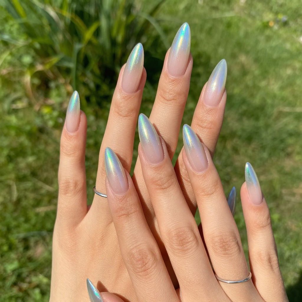 Chrome nail idea 3