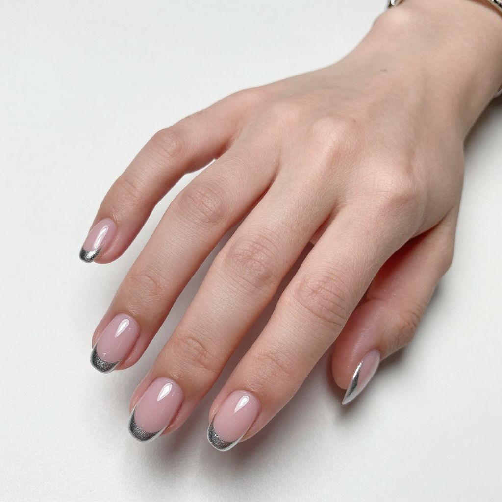Chrome nail idea 5