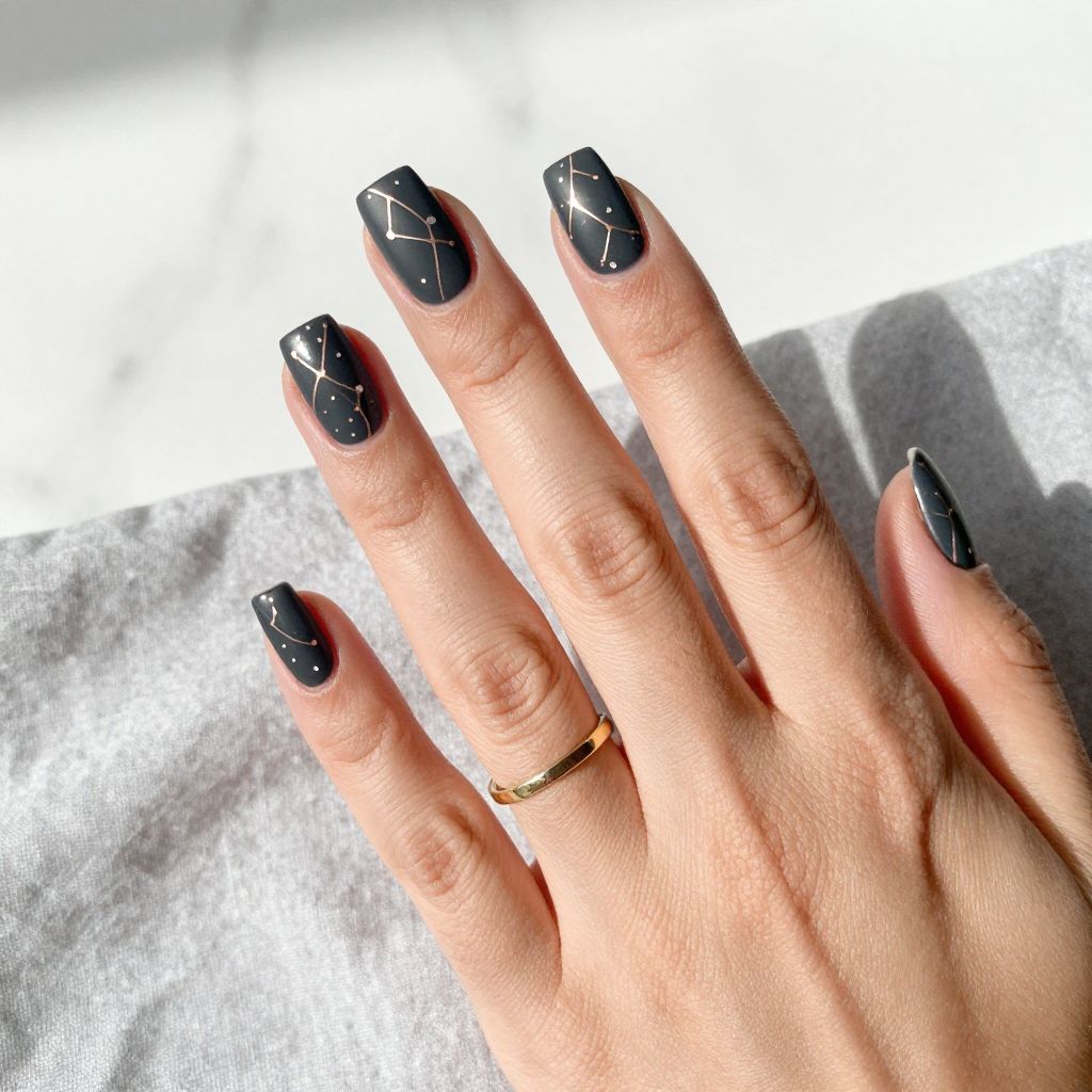 Charcoal with Rose Gold Accents