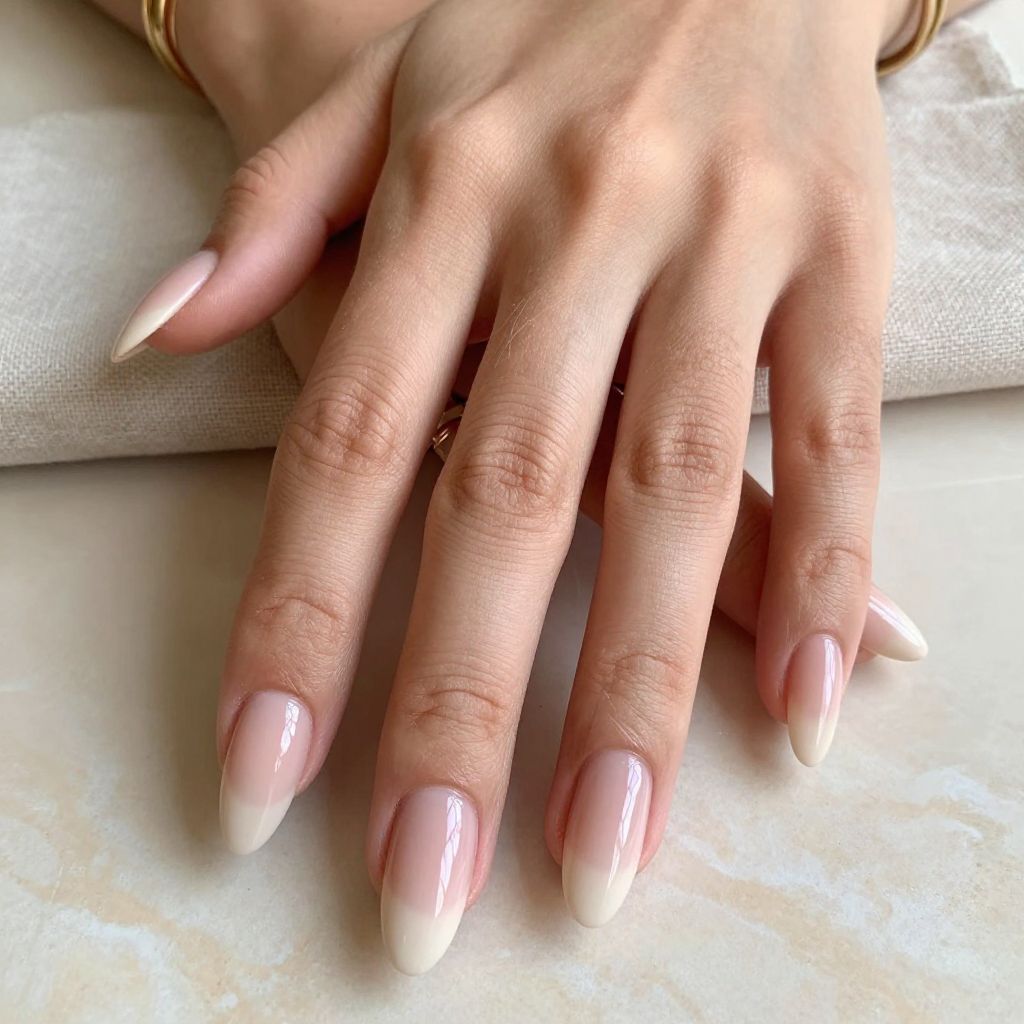 Nude Ombre Ballerina Fade