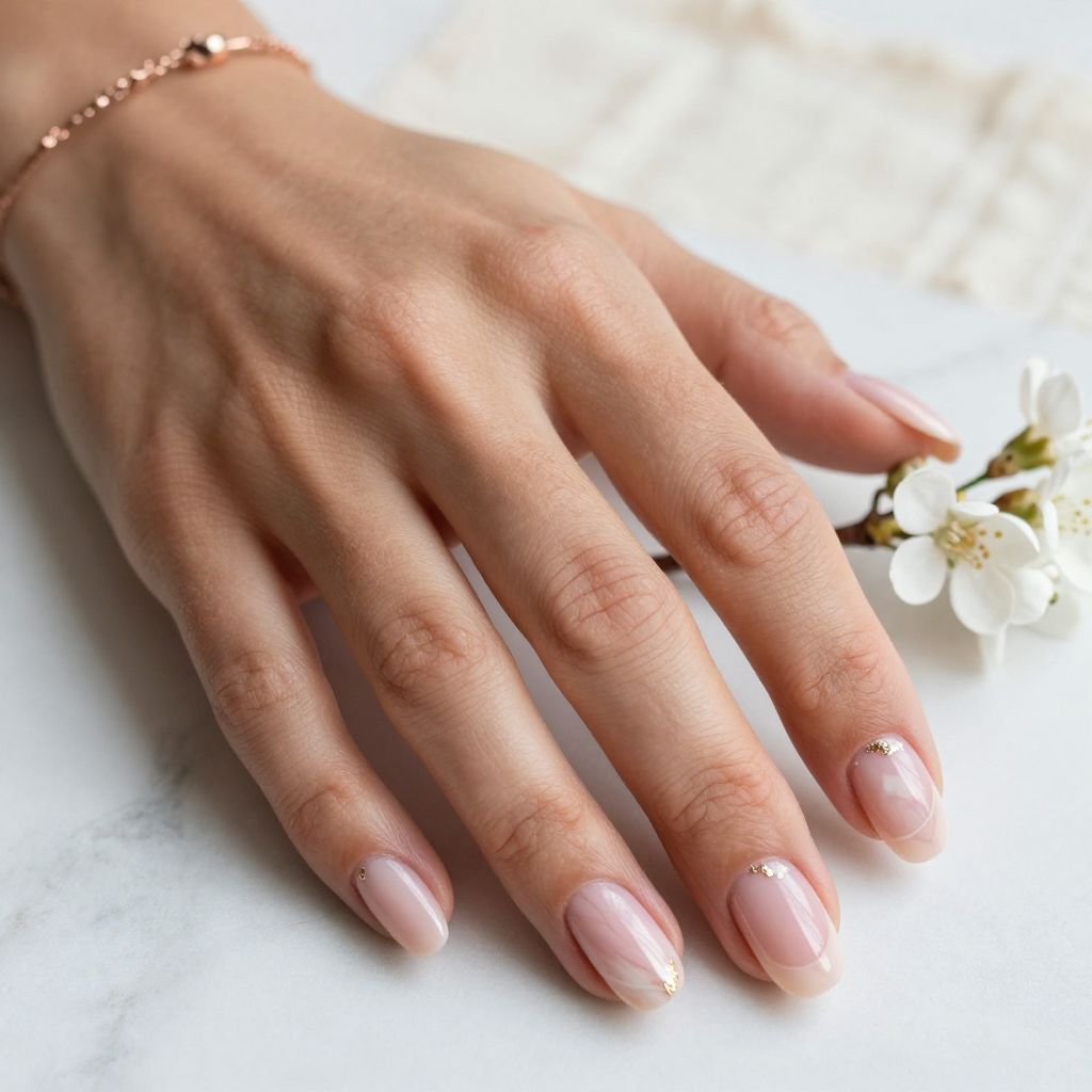 Rose Quartz Ballerina Nails