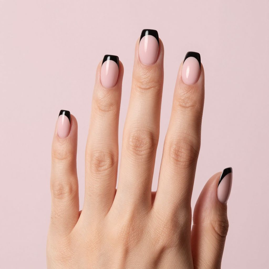 Classy Edgy Almond Nail Designs nail idea 15