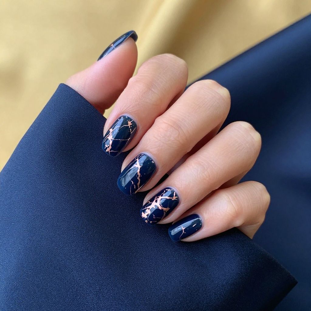Classy Edgy Almond Nail Designs nail idea 5