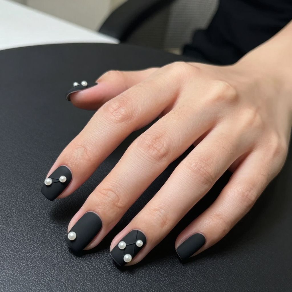 Classy Edgy Almond Nail Designs nail idea 6