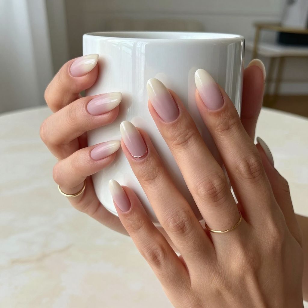 Soft Ombré Gradient Nails