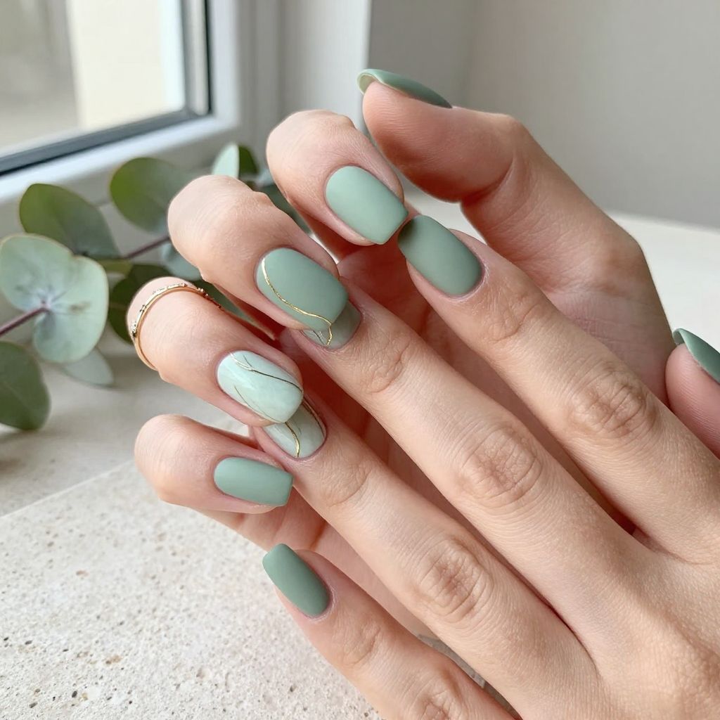 Soft Sage Green Minimalist