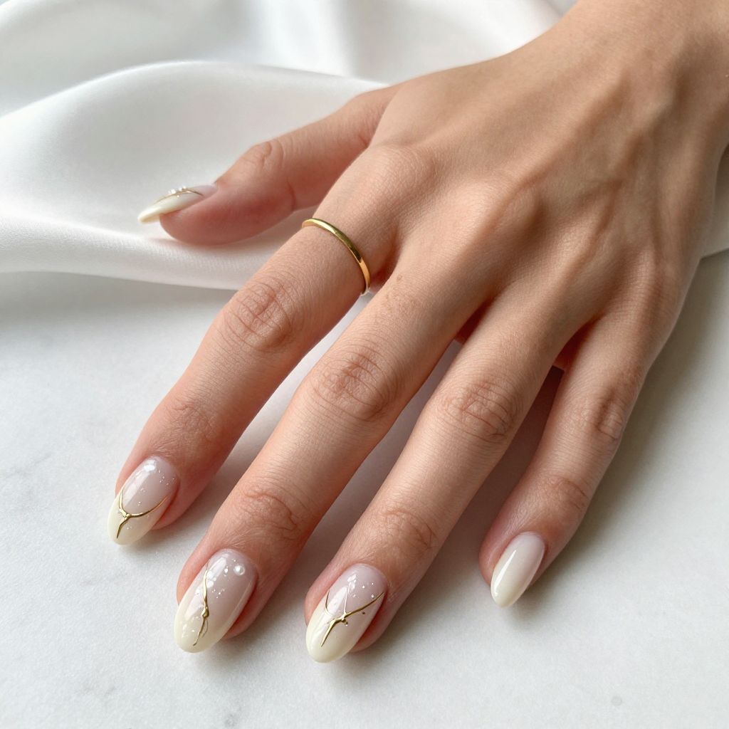 Ivory with Subtle Pearl Dusting