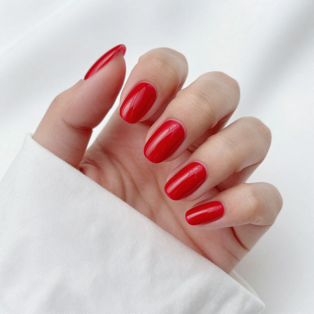 Classy Red Nail Designs nail idea 1