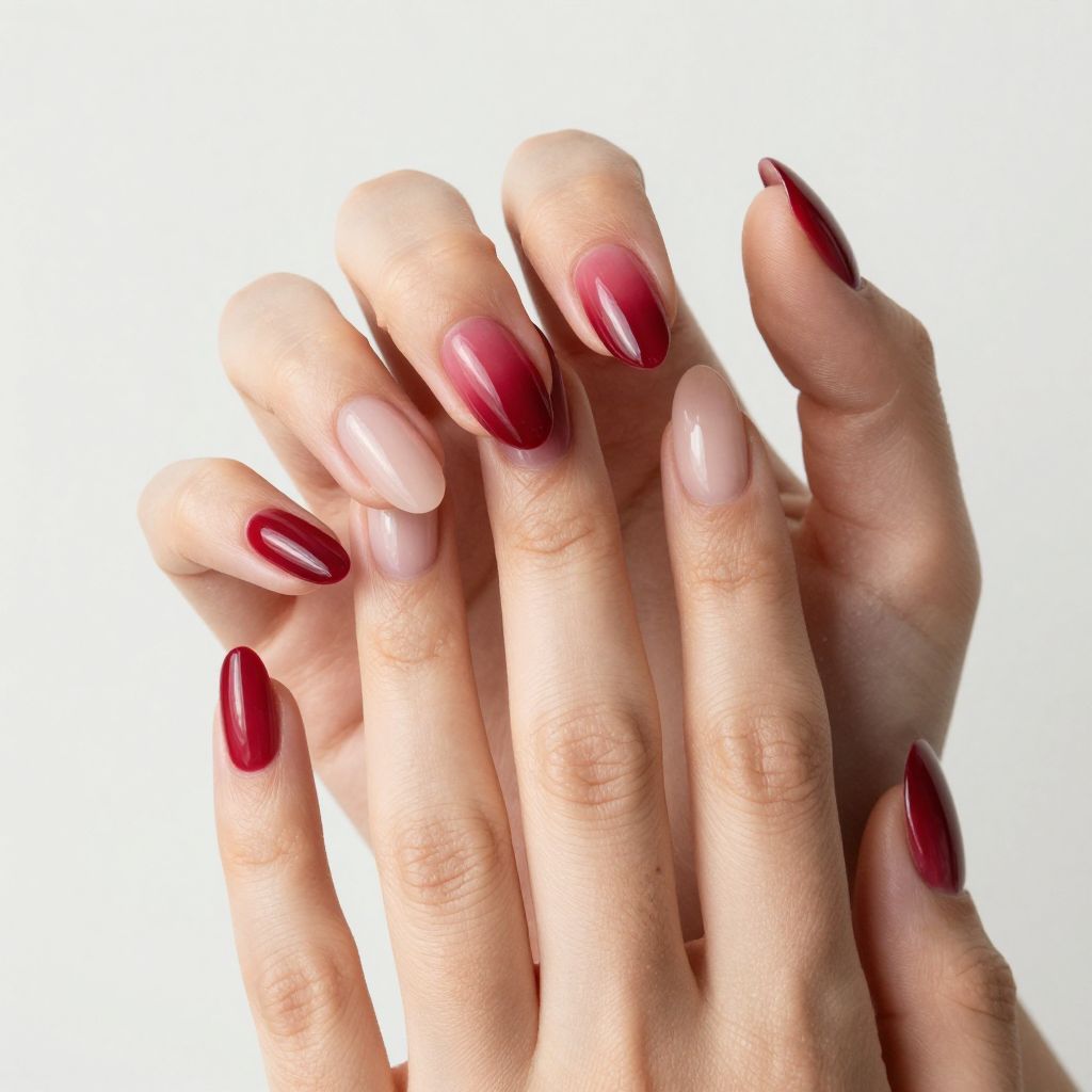 Classy Red Nail Designs nail idea 10