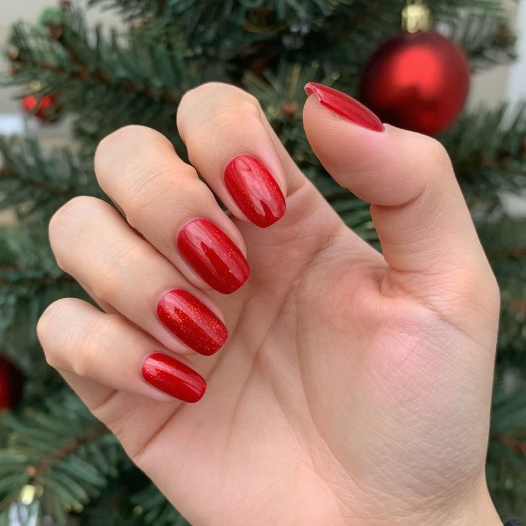 Classy Red Nail Designs nail idea 15