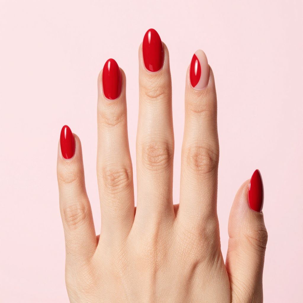 Classy Red Nail Designs nail idea 5