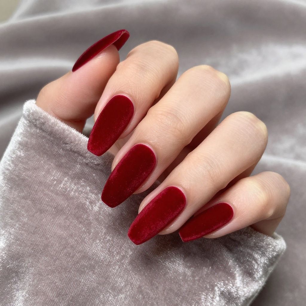 Classy Red Nail Designs nail idea 6