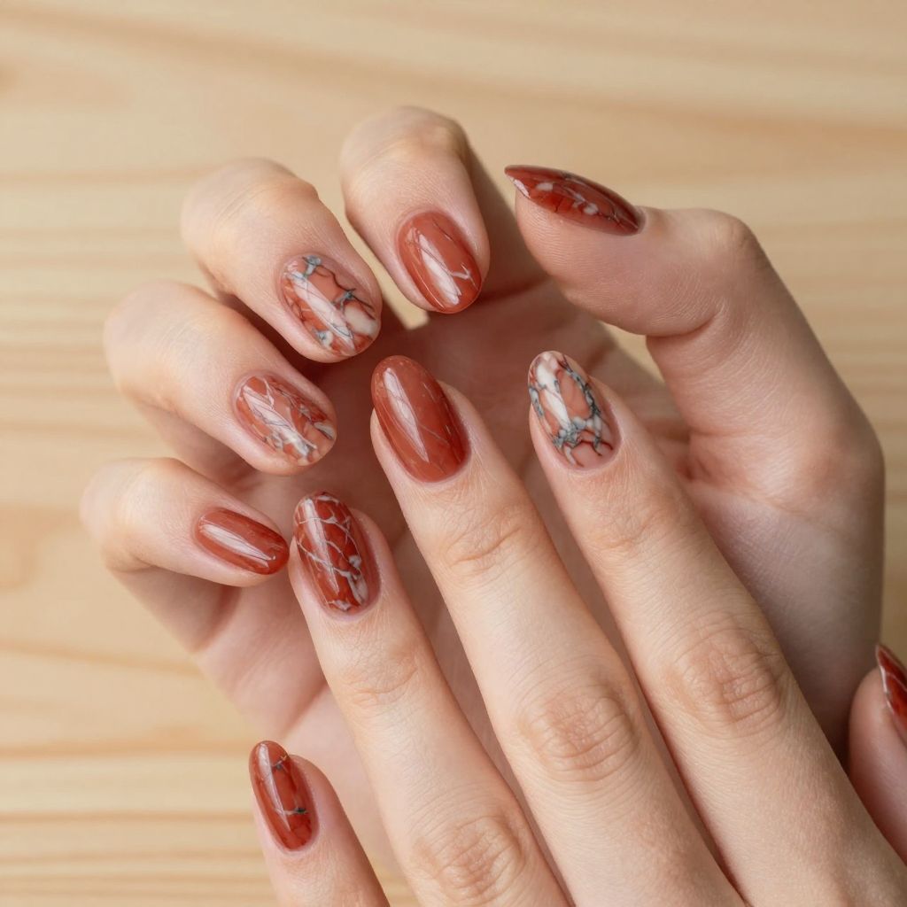 Classy Red Nail Designs nail idea 8