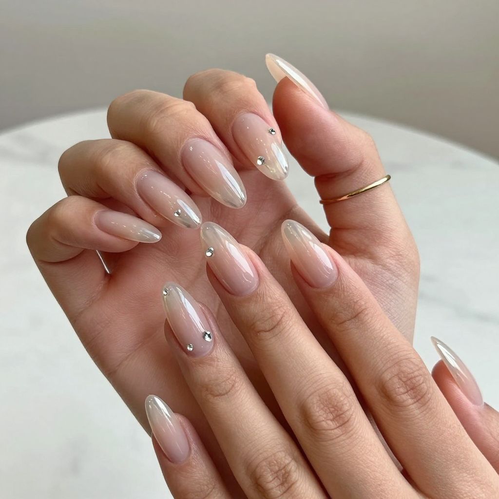 Clear Nail Ideas 15