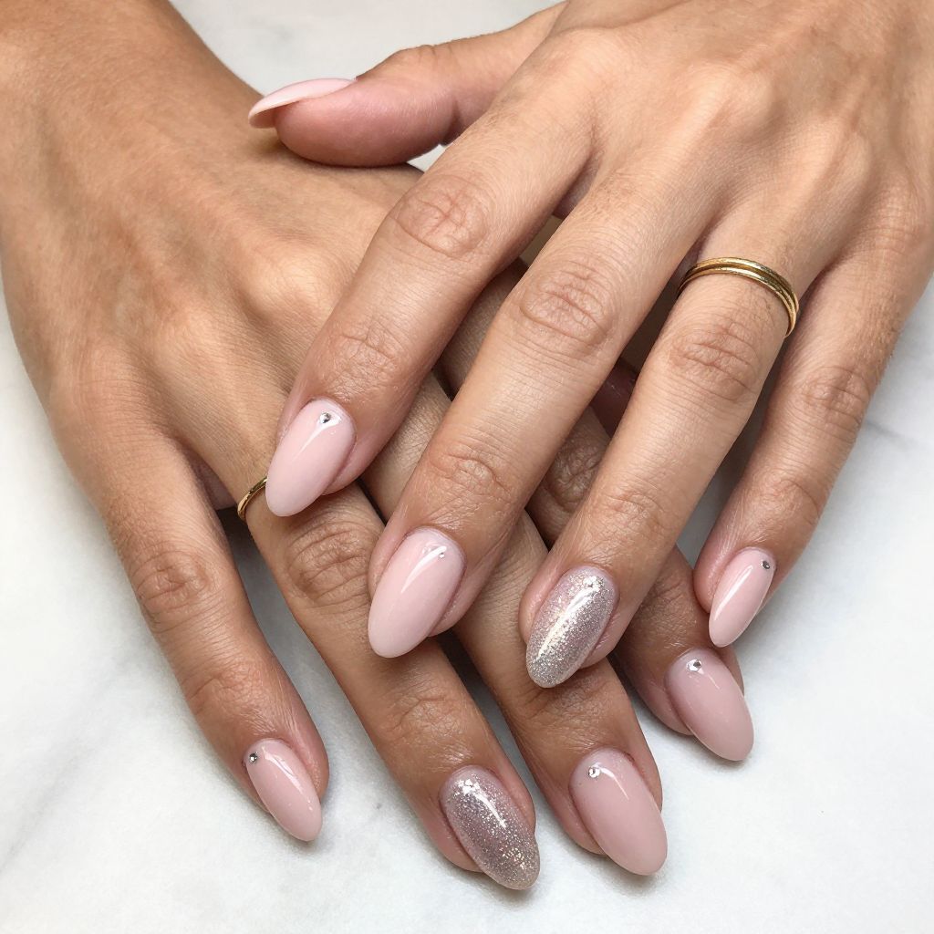 Glitter Gradient Ombre Nails