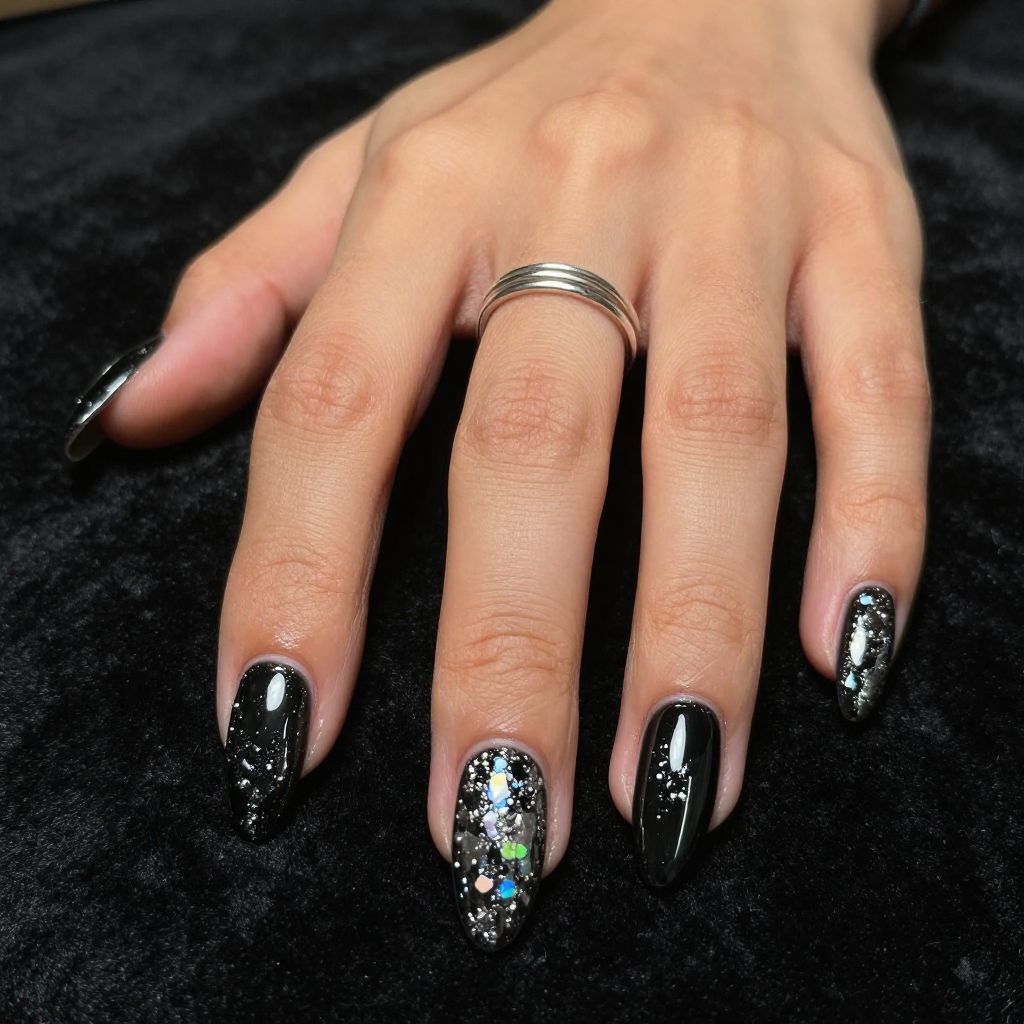 Shattered Glass Effect Nails