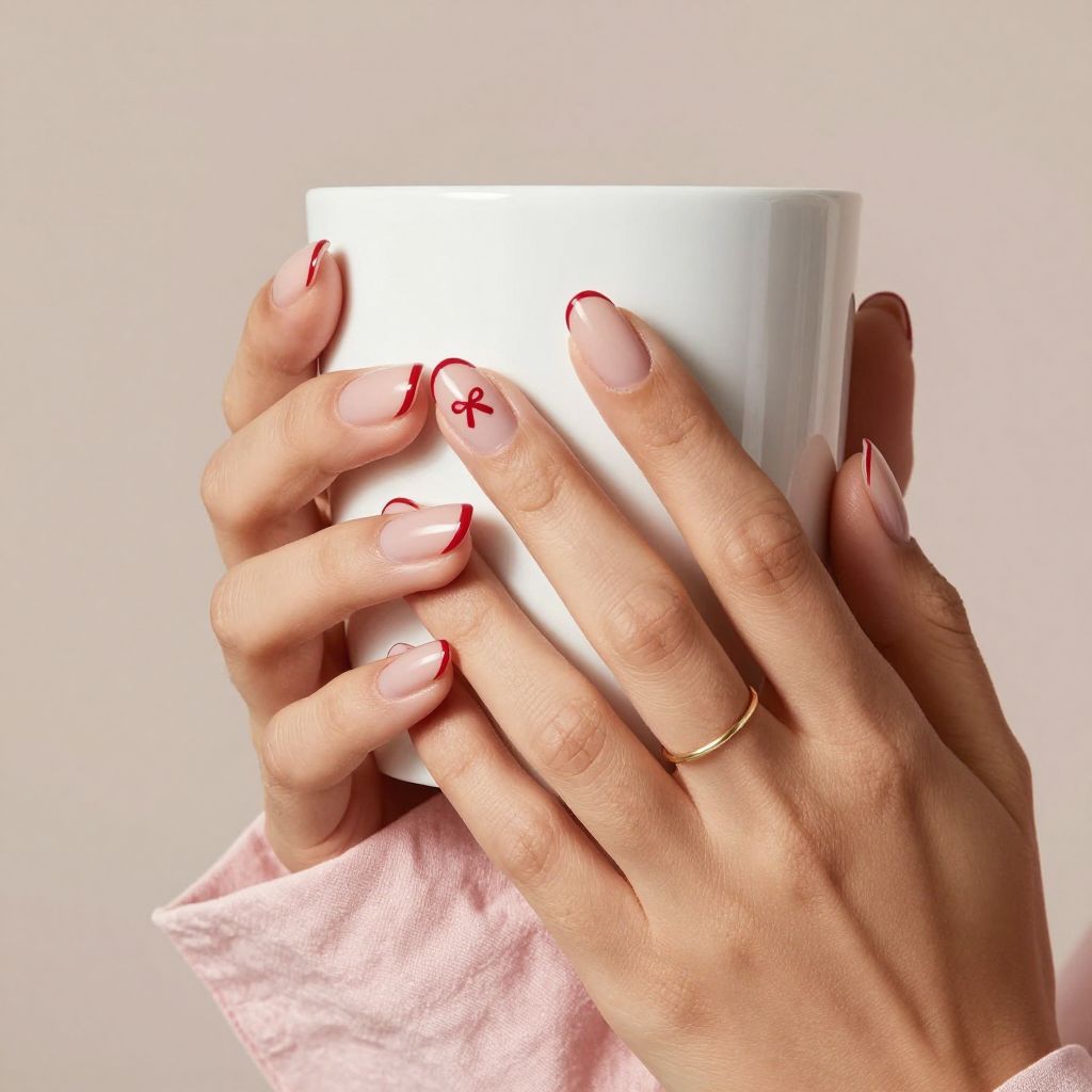 Coquette Nail Inspo 13