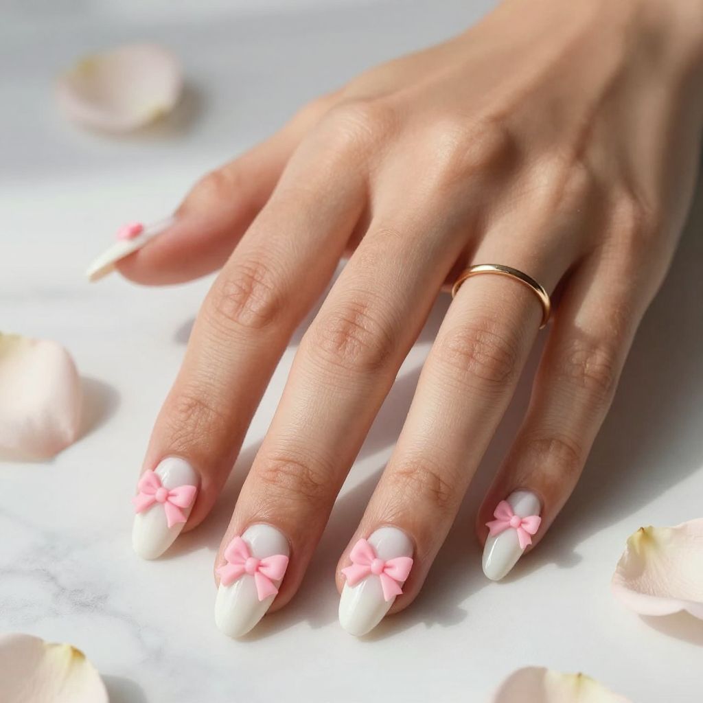 Coquette Nail Inspo 7