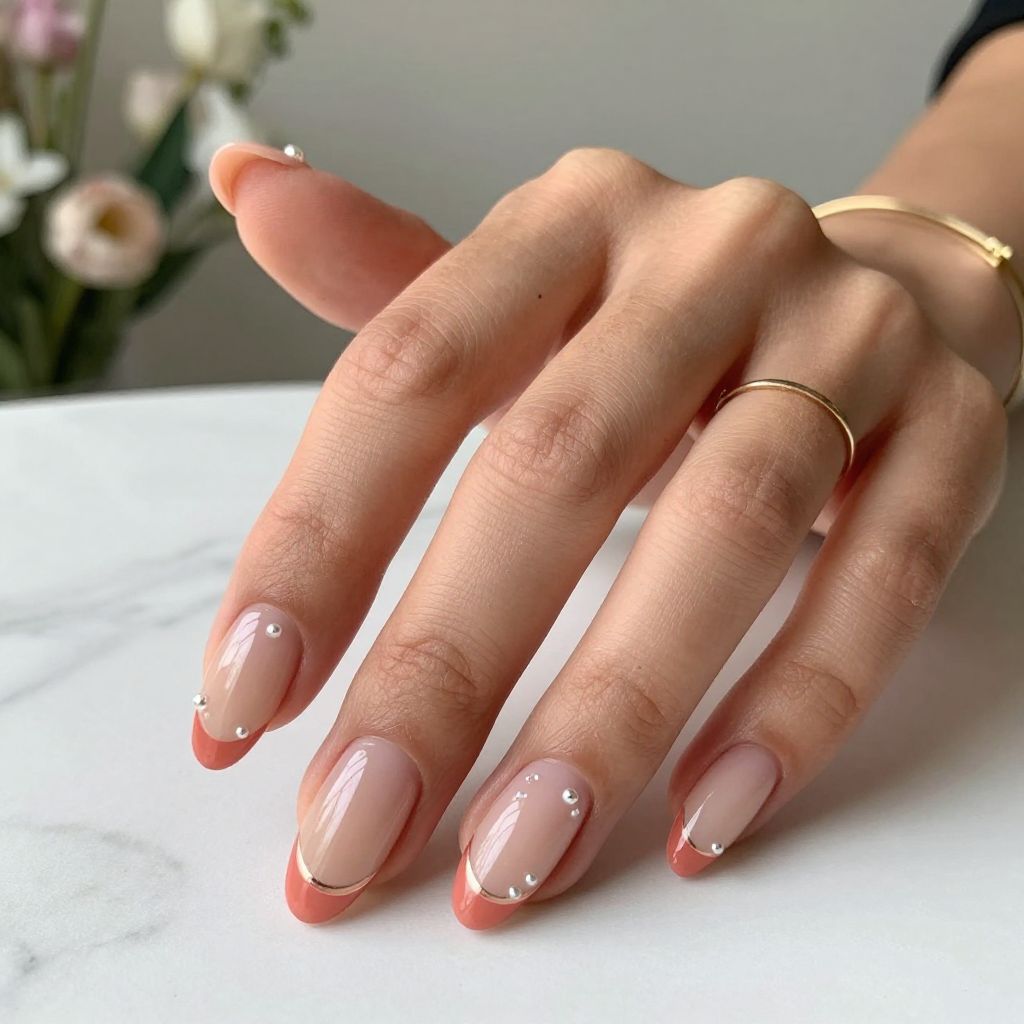 Coral Nail Ideas 15