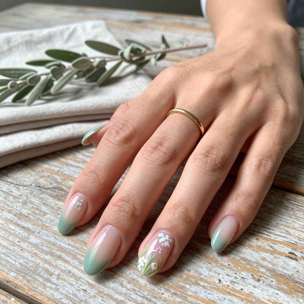 Sage Green and Wildflower Tips
