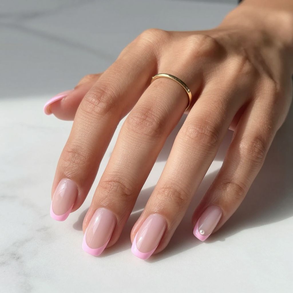 Soft Pink Micro French