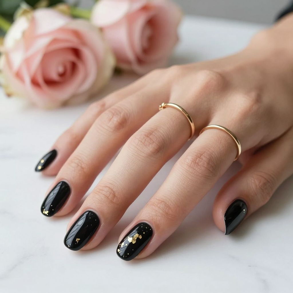 Cute Black Nail Ideas 1