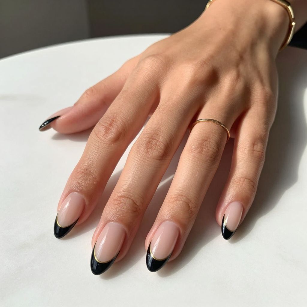 Cute Black Nail Ideas 11