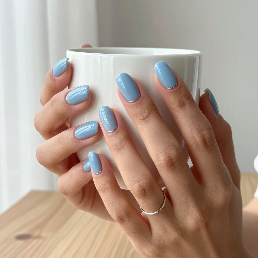 Soft Baby Blue Gloss