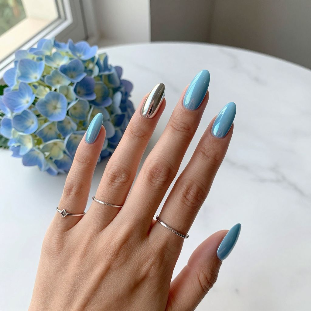 Blue Chrome Shine