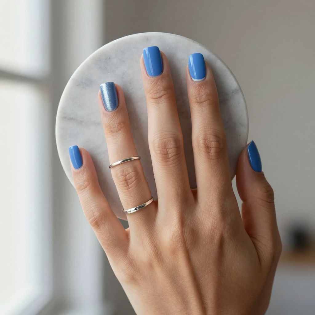 Matte Cornflower Minimalism