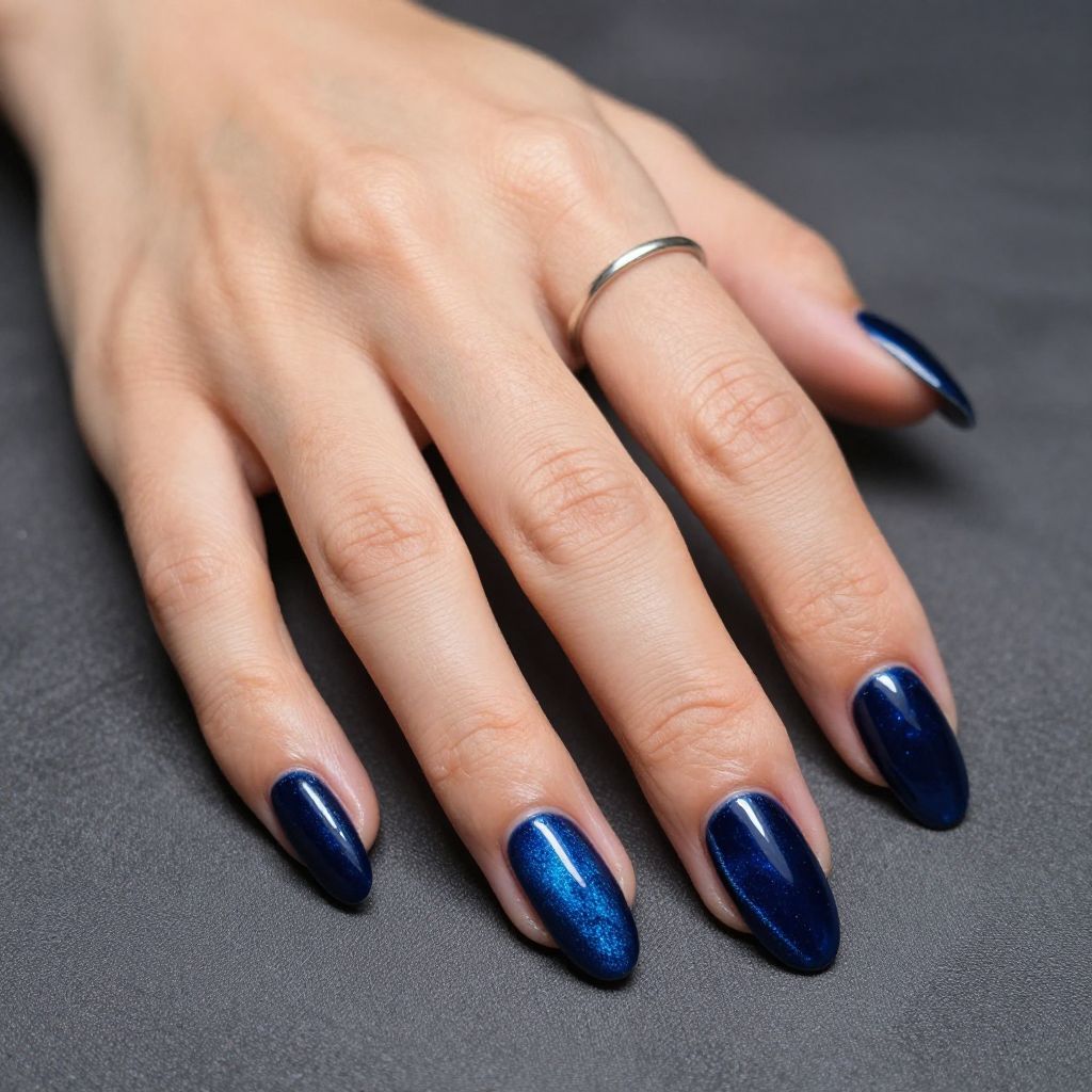 Deep Blue Velvet Effect