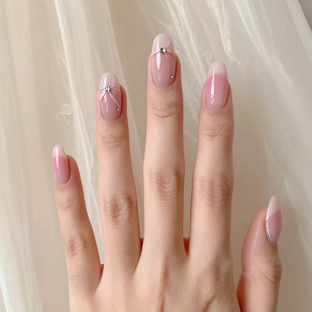 French tip nail idea 11
