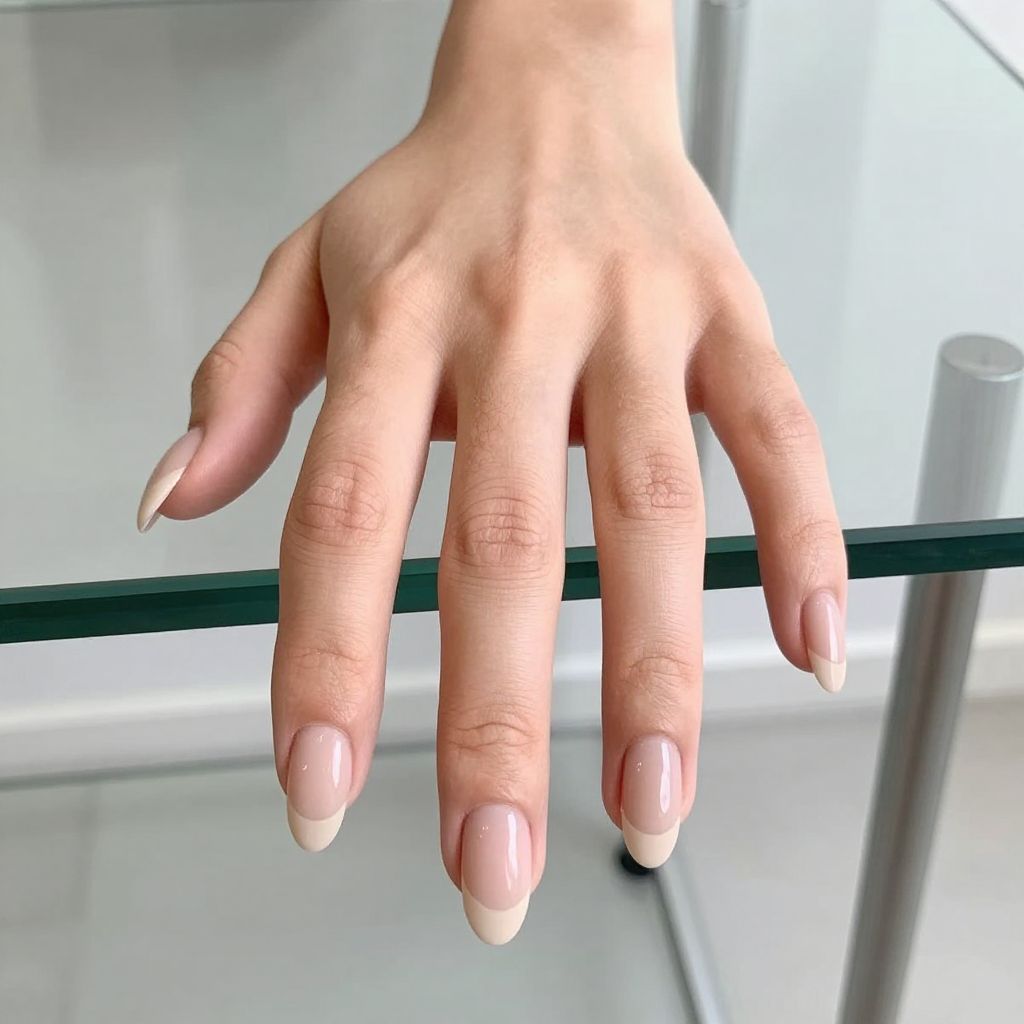 French tip nail idea 12