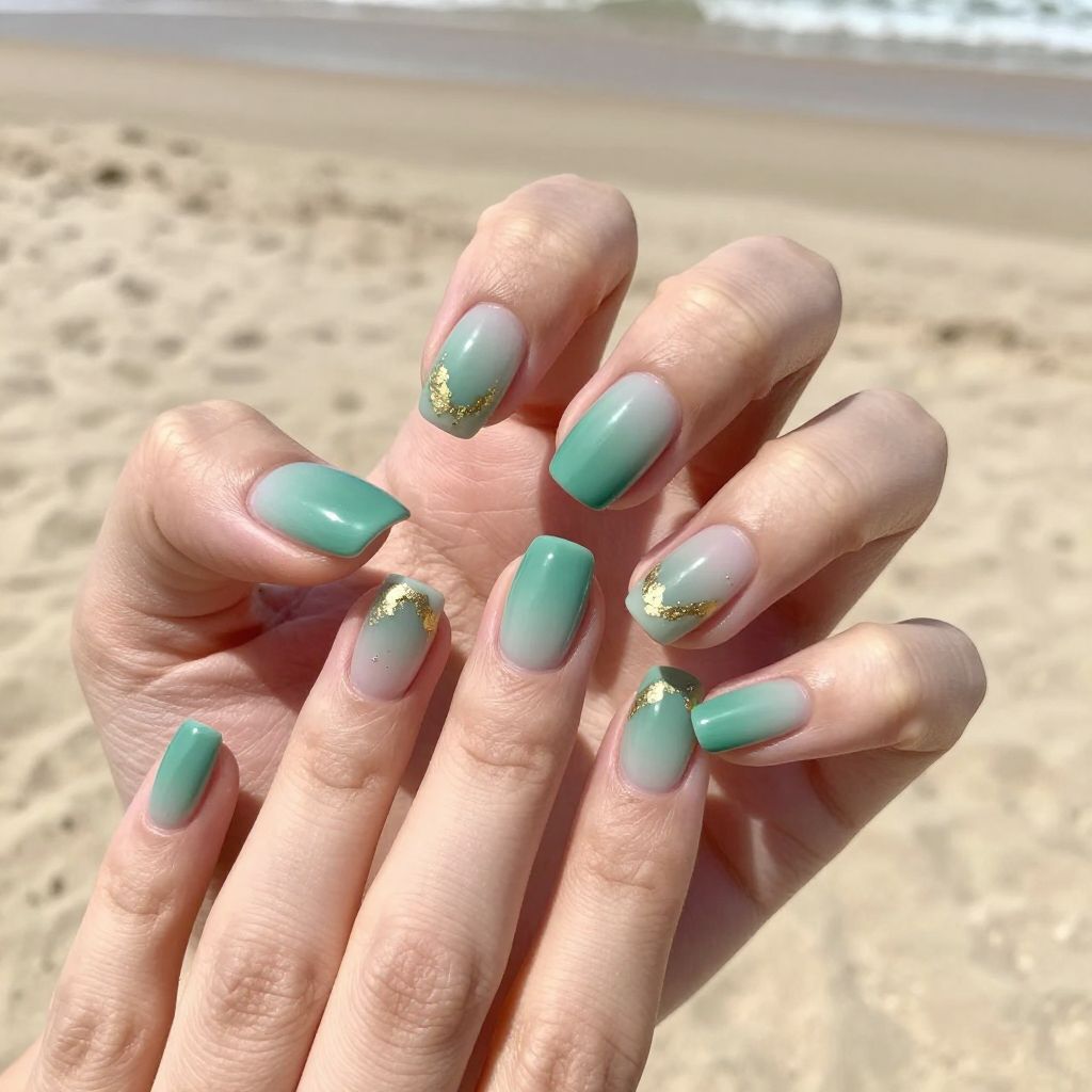 French tip nail idea 13