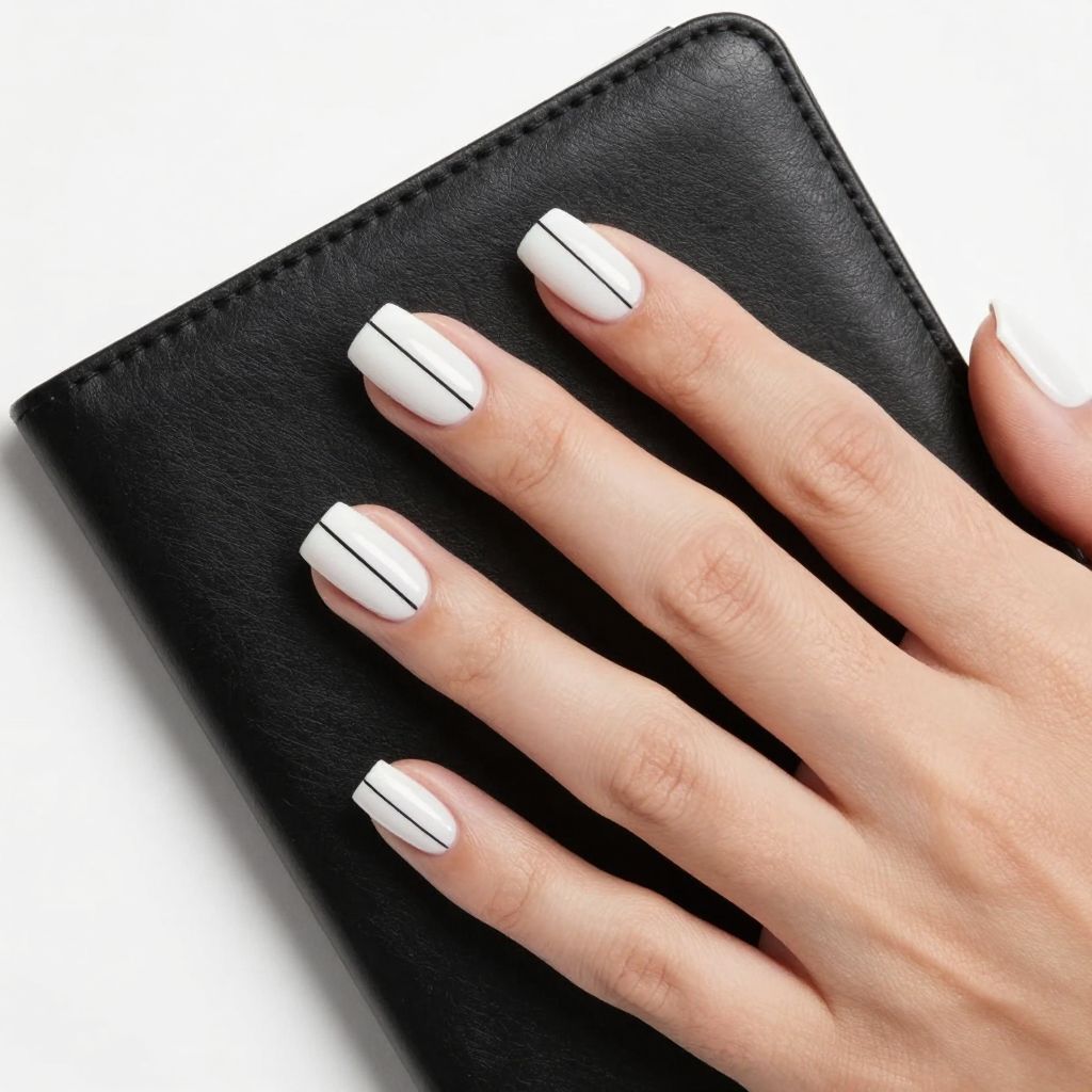 French tip nail idea 3