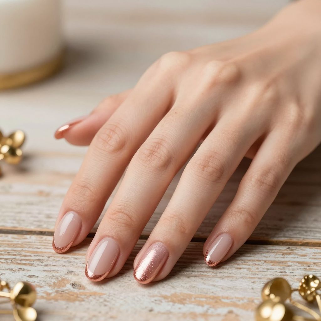 French tip nail idea 8