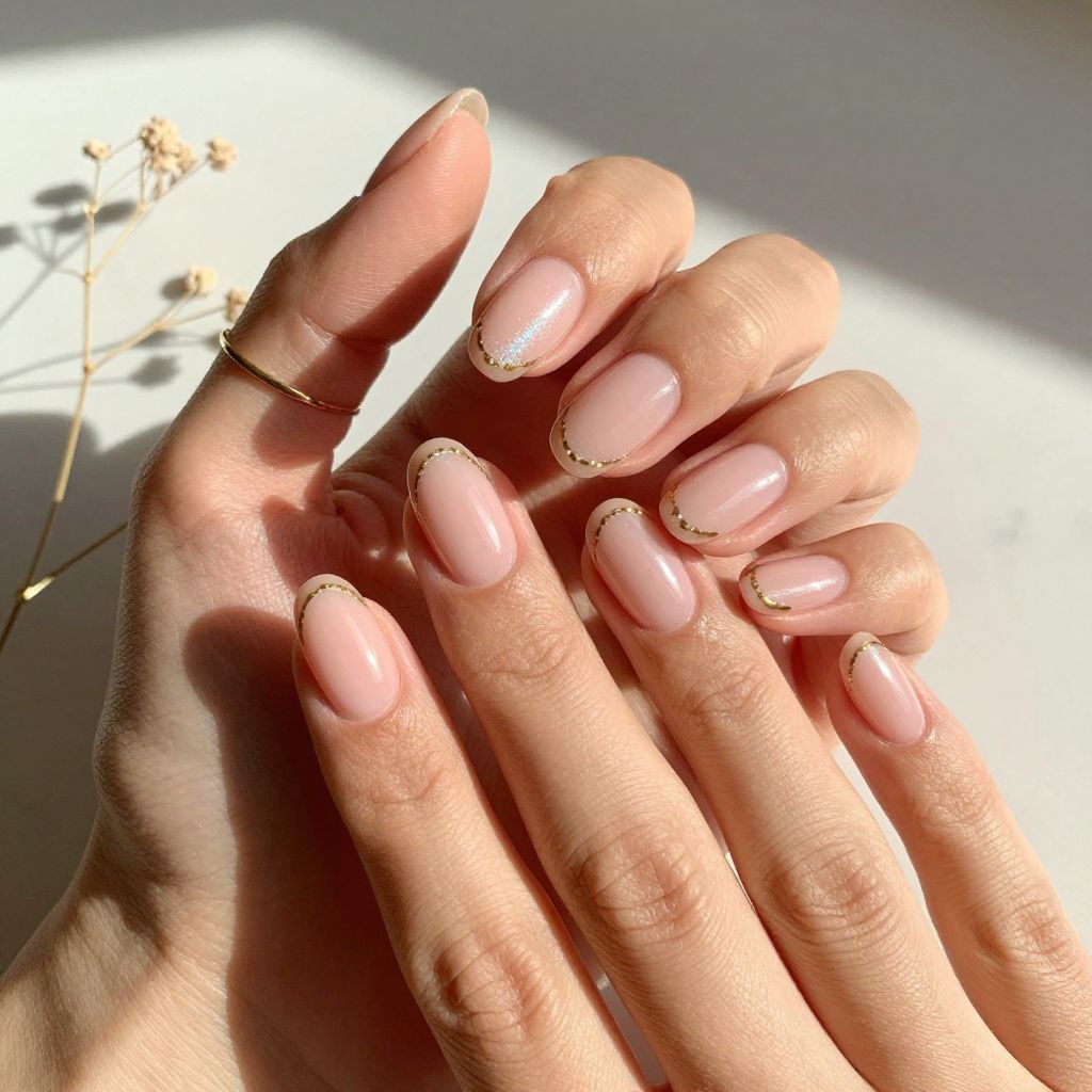 Cute gel nail inspo 15