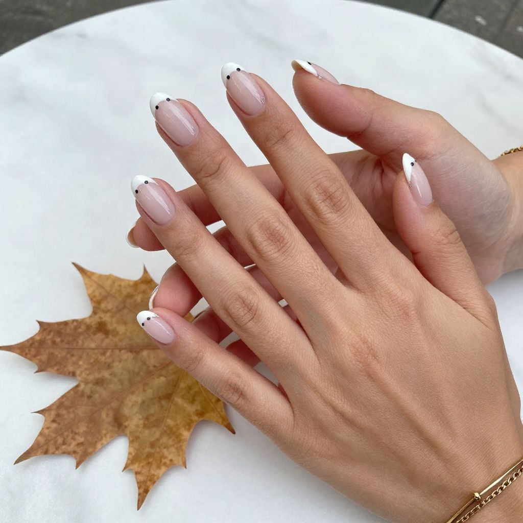 Tiny Ghost French Tips